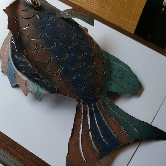 Rustic Metal Fish Wall Decor - Picture 3 of 6